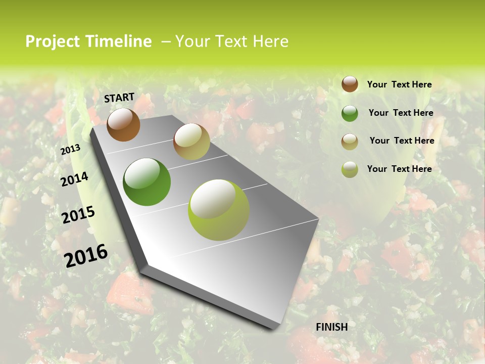 Lebanese Vegetables Tomato PowerPoint Template