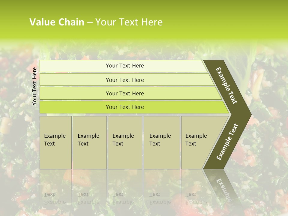 Lebanese Vegetables Tomato PowerPoint Template