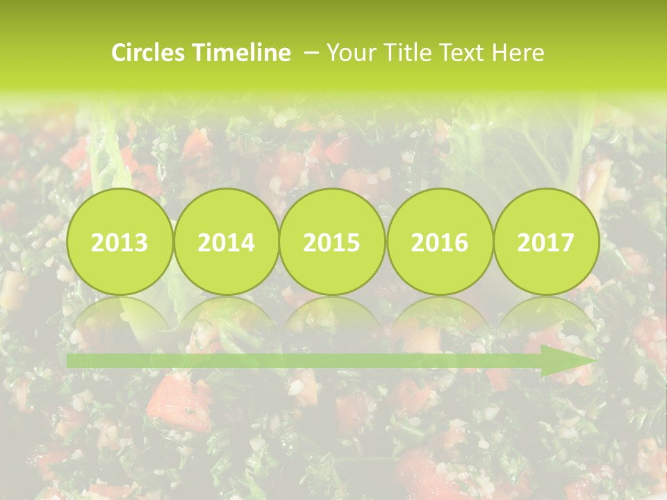 Lebanese Vegetables Tomato PowerPoint Template