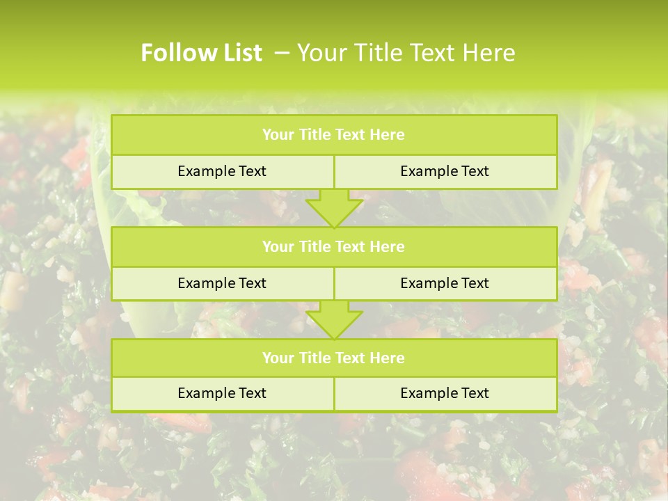 Lebanese Vegetables Tomato PowerPoint Template