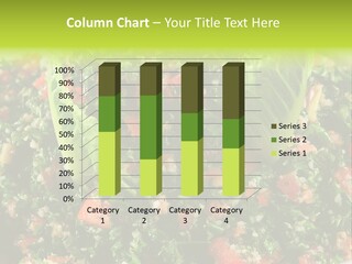 Lebanese Vegetables Tomato PowerPoint Template