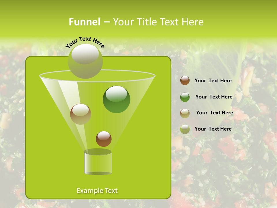 Lebanese Vegetables Tomato PowerPoint Template