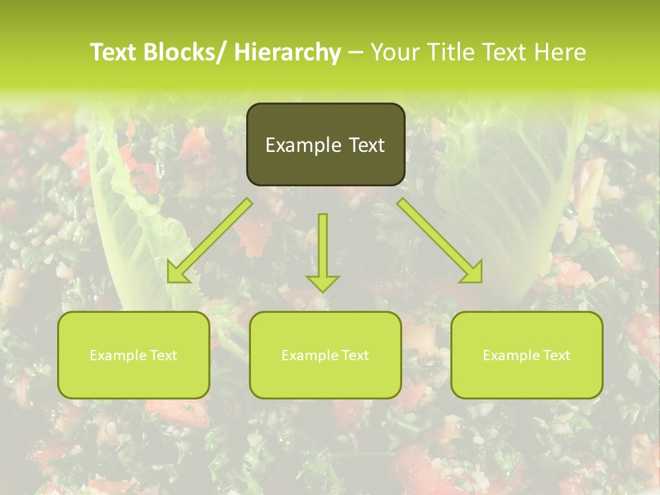 Lebanese Vegetables Tomato PowerPoint Template