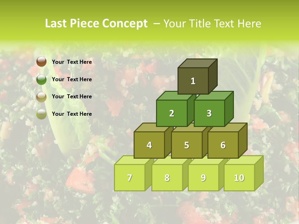 Lebanese Vegetables Tomato PowerPoint Template