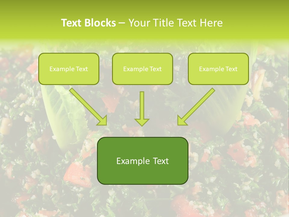 Lebanese Vegetables Tomato PowerPoint Template