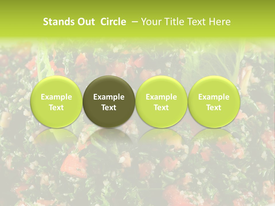 Lebanese Vegetables Tomato PowerPoint Template