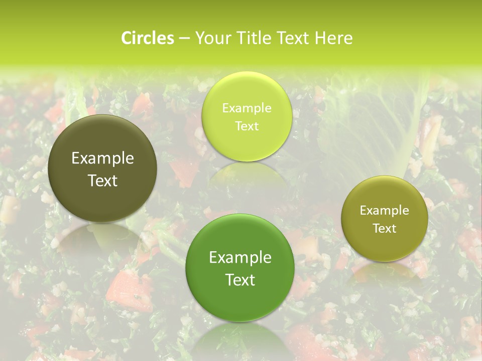 Lebanese Vegetables Tomato PowerPoint Template