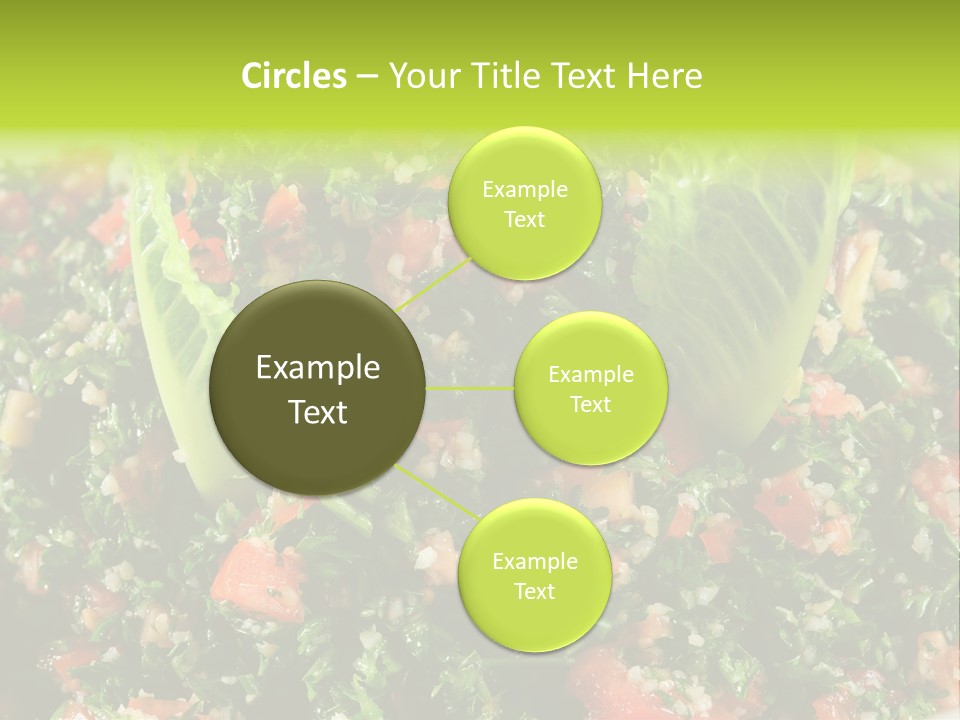 Lebanese Vegetables Tomato PowerPoint Template