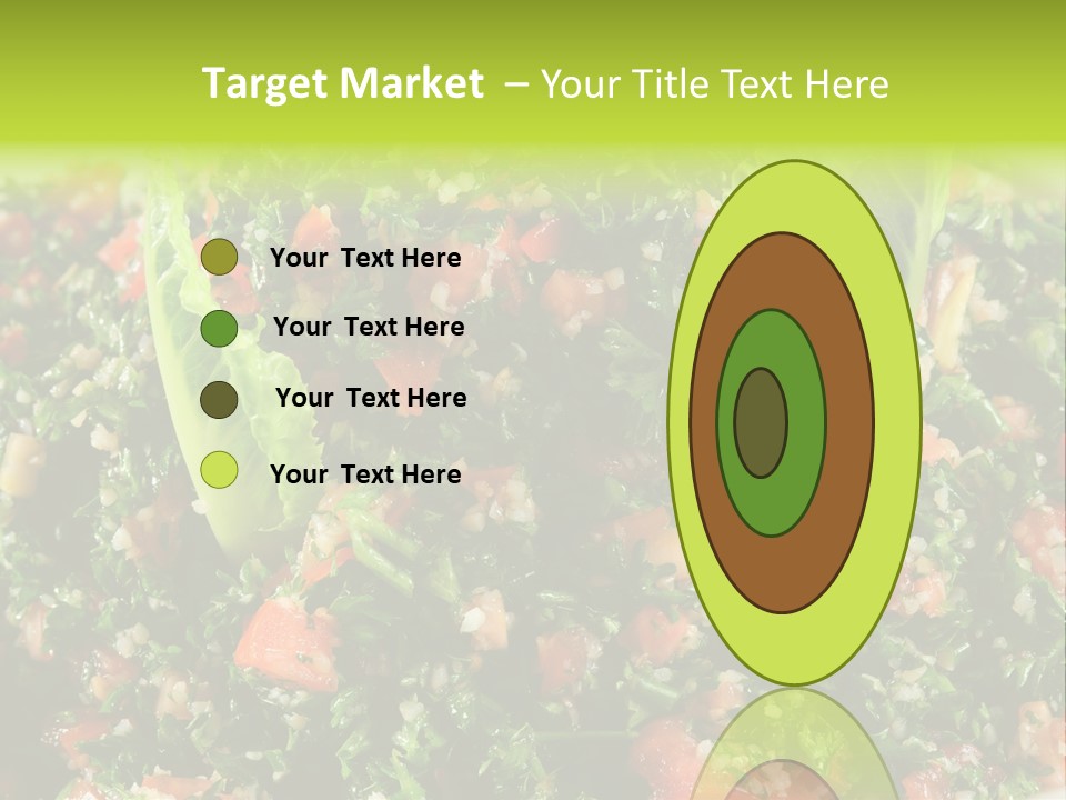 Lebanese Vegetables Tomato PowerPoint Template