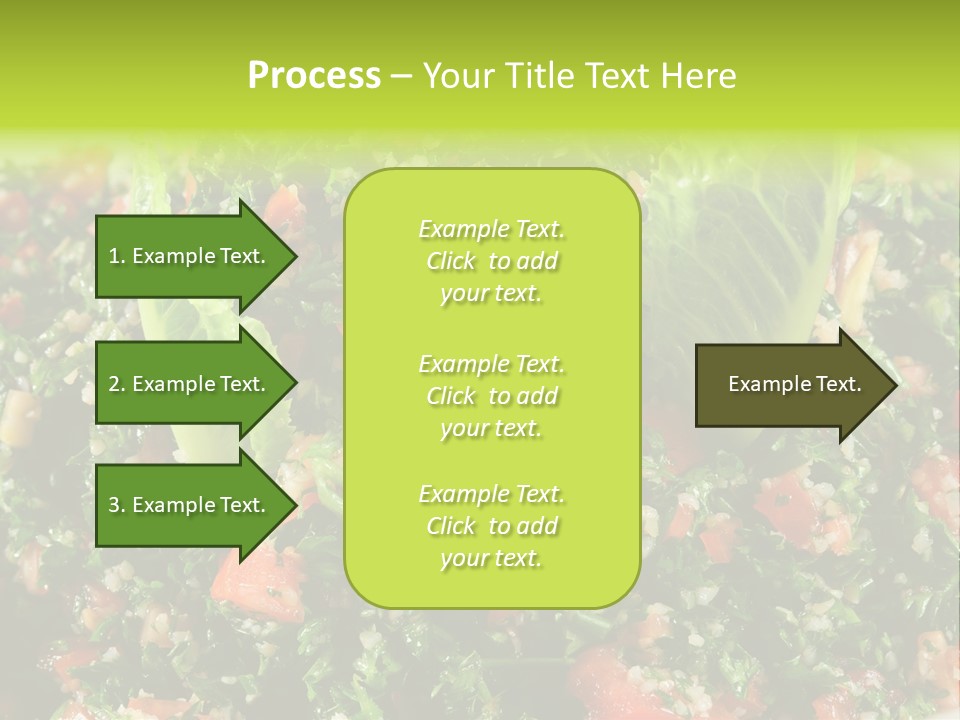 Lebanese Vegetables Tomato PowerPoint Template