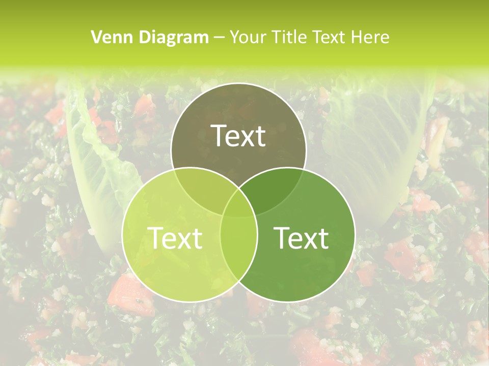 Lebanese Vegetables Tomato PowerPoint Template