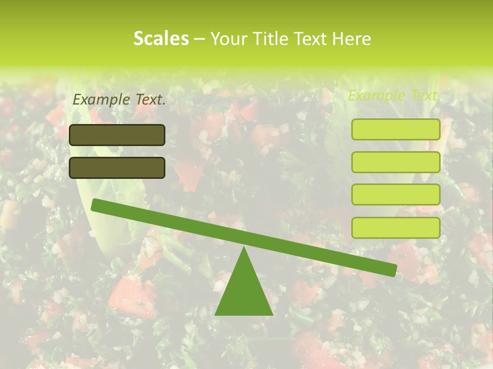 Lebanese Vegetables Tomato PowerPoint Template