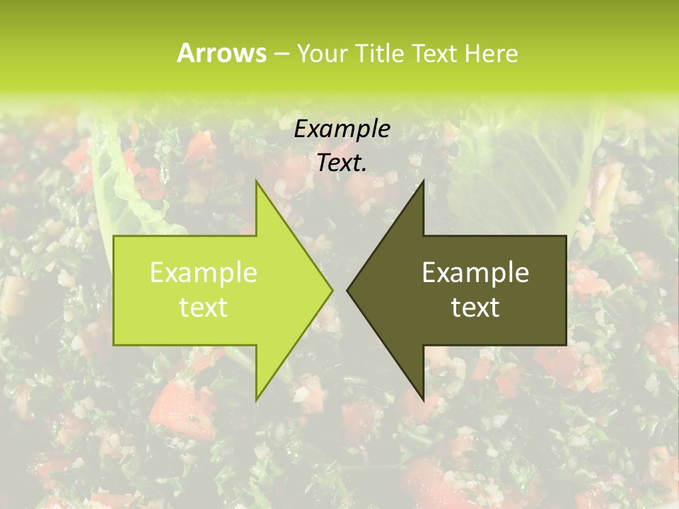 Lebanese Vegetables Tomato PowerPoint Template