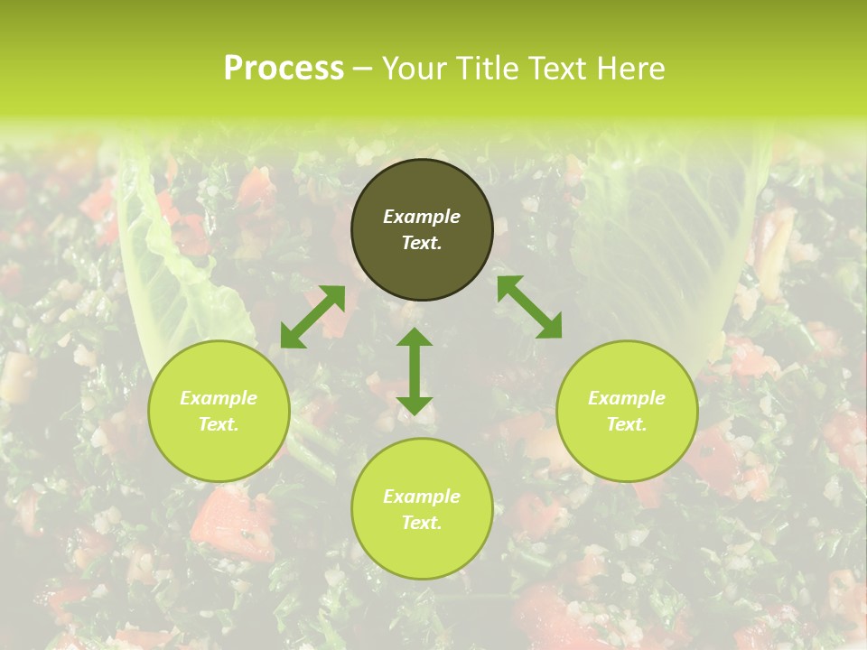 Lebanese Vegetables Tomato PowerPoint Template