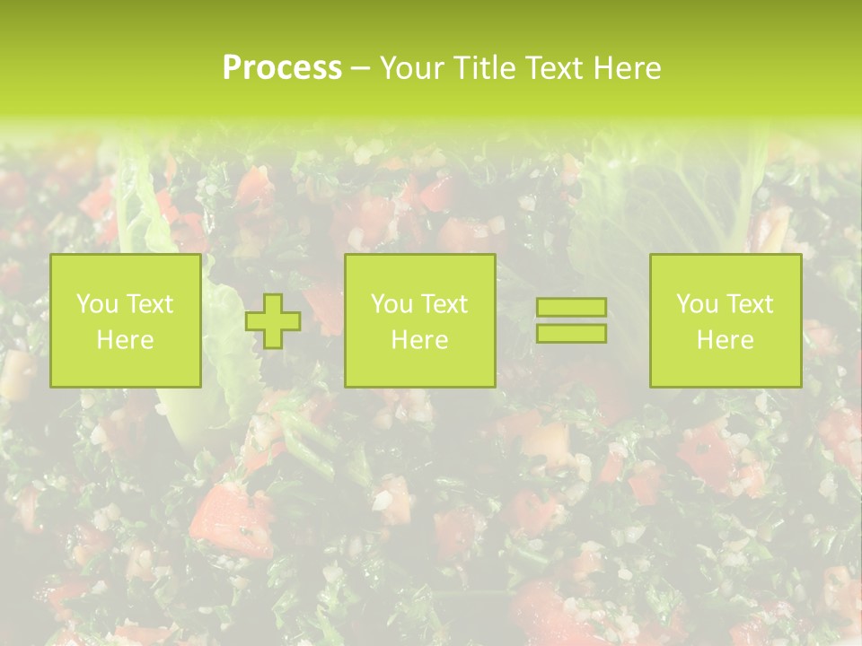 Lebanese Vegetables Tomato PowerPoint Template