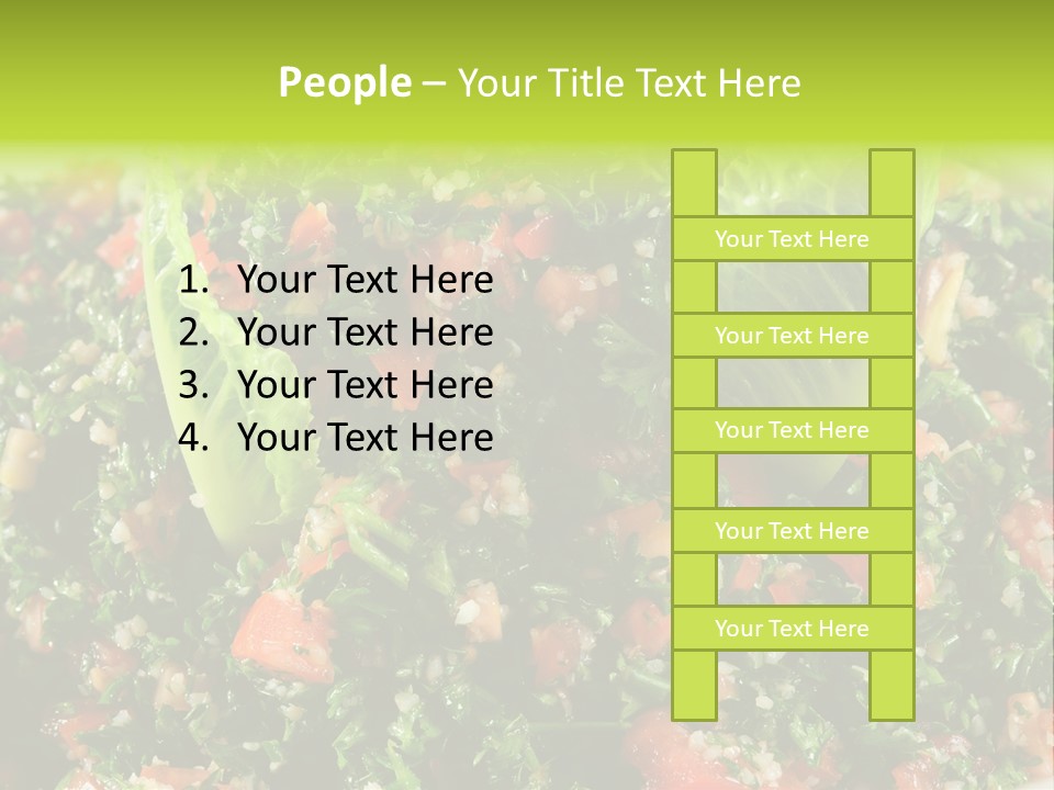 Lebanese Vegetables Tomato PowerPoint Template