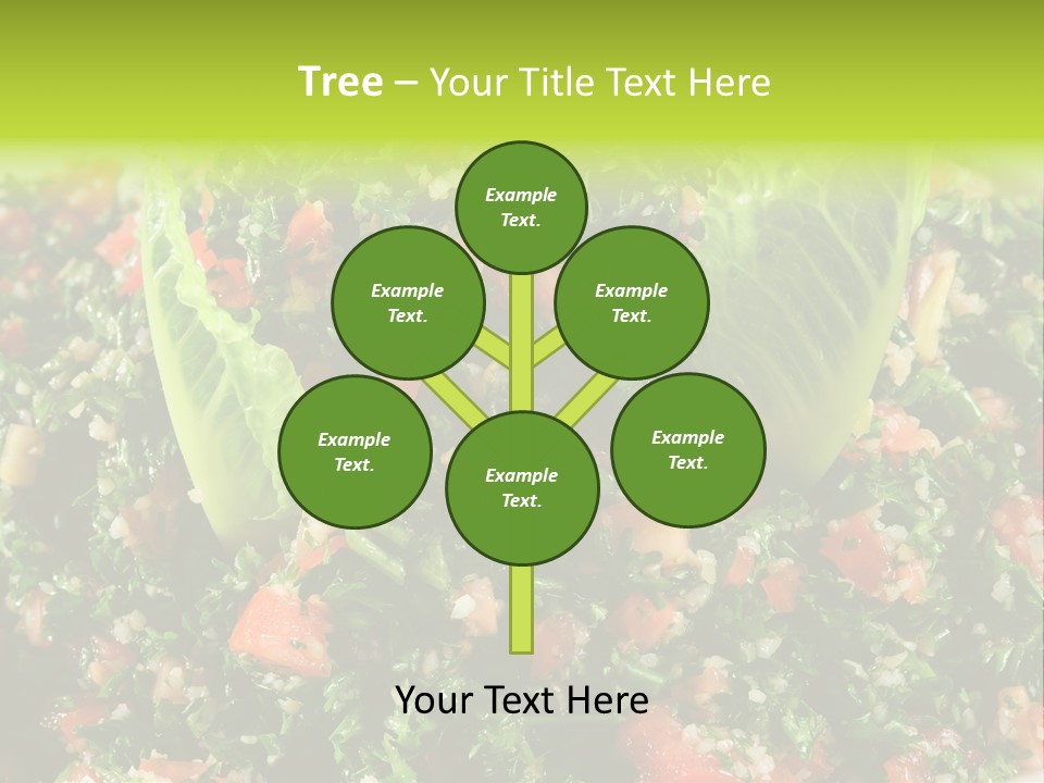 Lebanese Vegetables Tomato PowerPoint Template