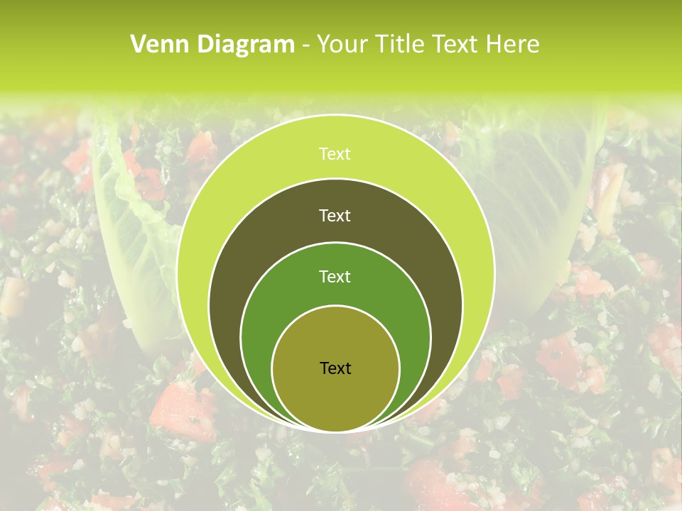 Lebanese Vegetables Tomato PowerPoint Template