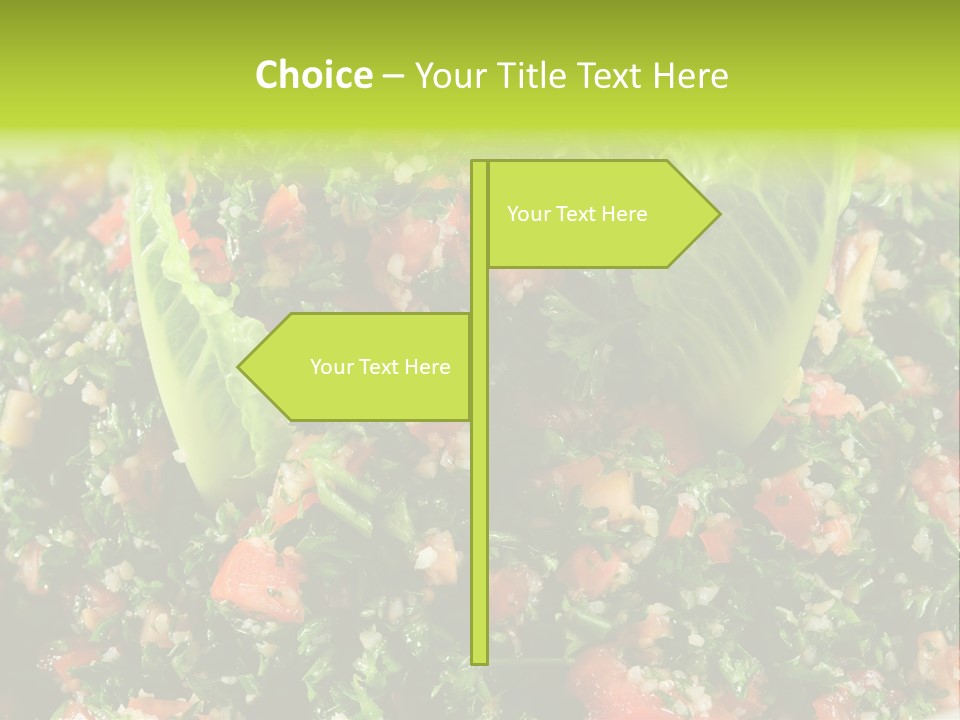 Lebanese Vegetables Tomato PowerPoint Template