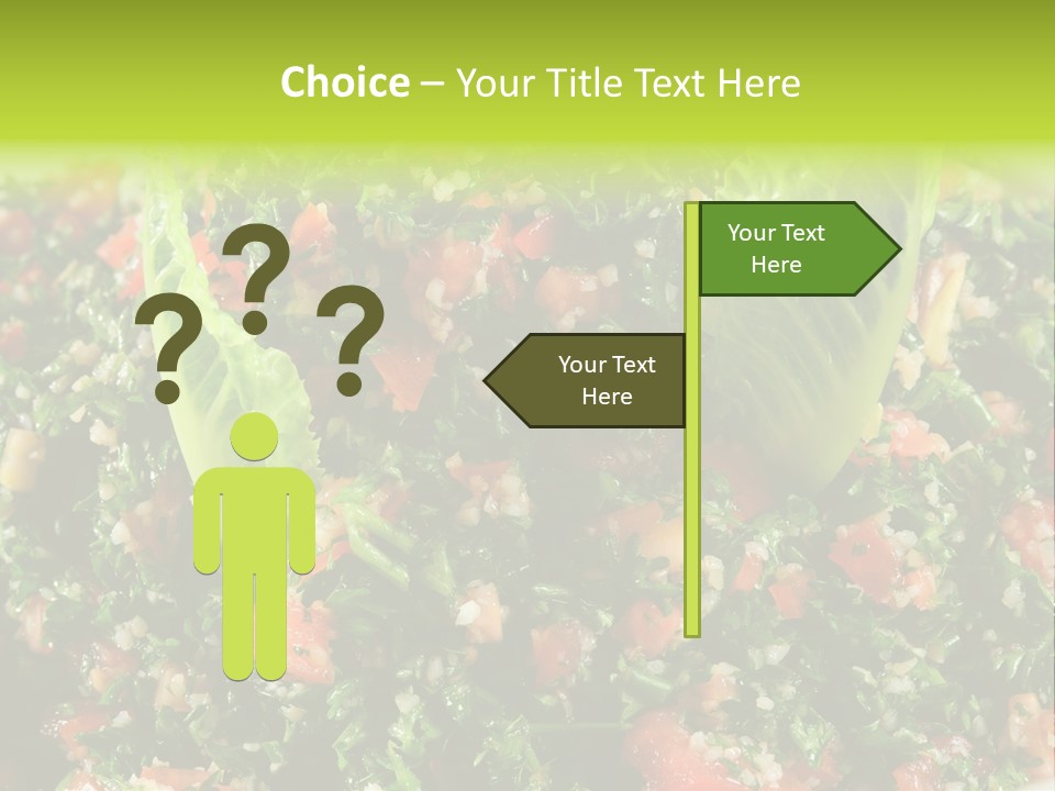 Lebanese Vegetables Tomato PowerPoint Template