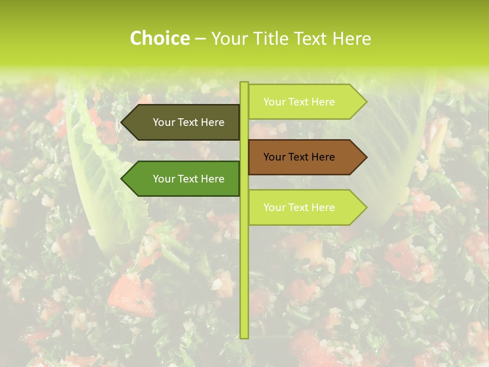 Lebanese Vegetables Tomato PowerPoint Template