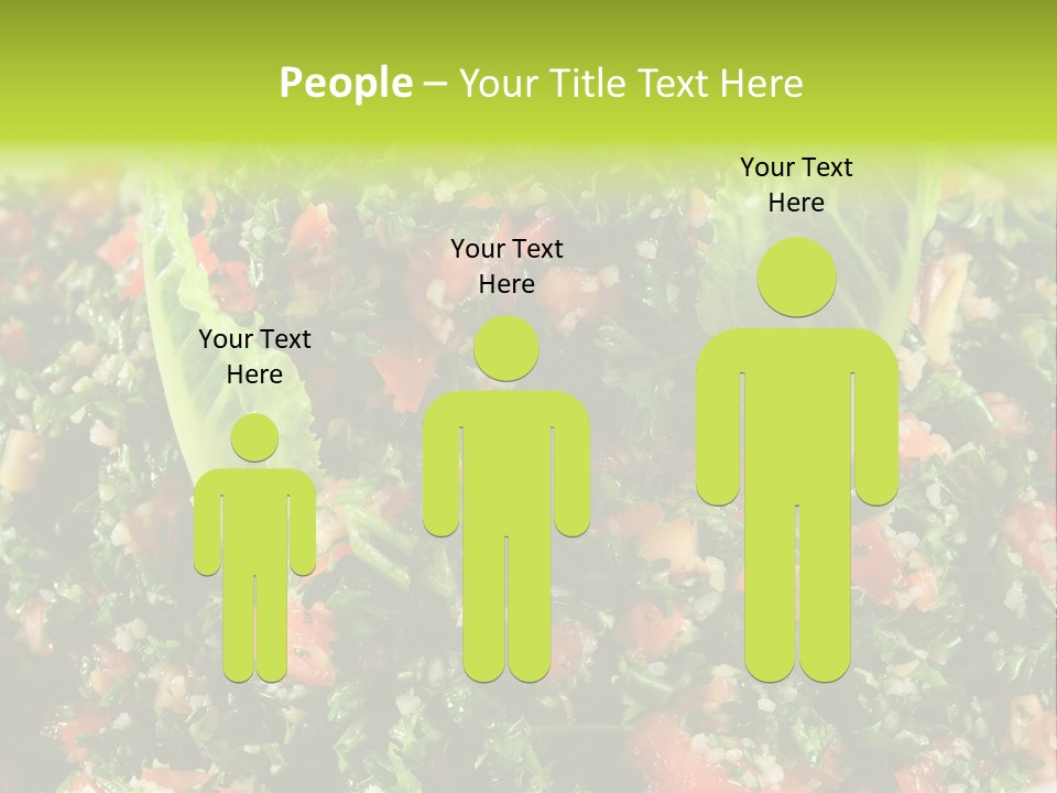 Lebanese Vegetables Tomato PowerPoint Template