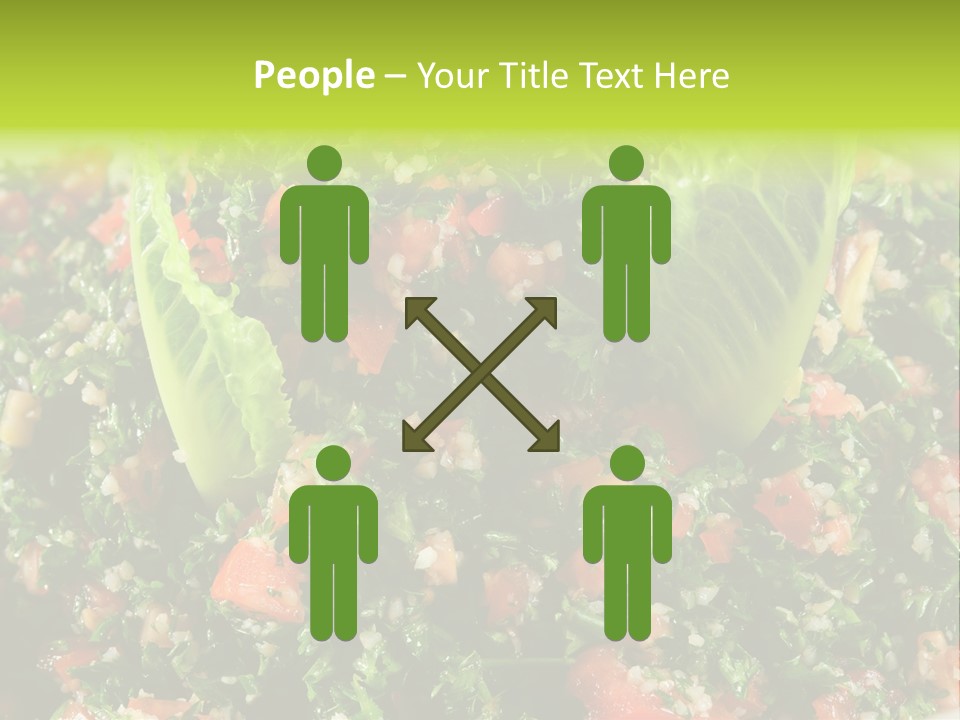 Lebanese Vegetables Tomato PowerPoint Template