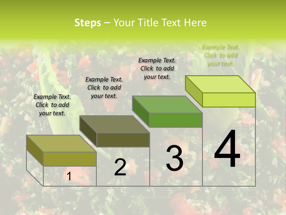 Lebanese Vegetables Tomato PowerPoint Template