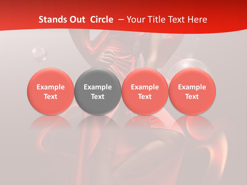 Fashion Person Legs PowerPoint Template