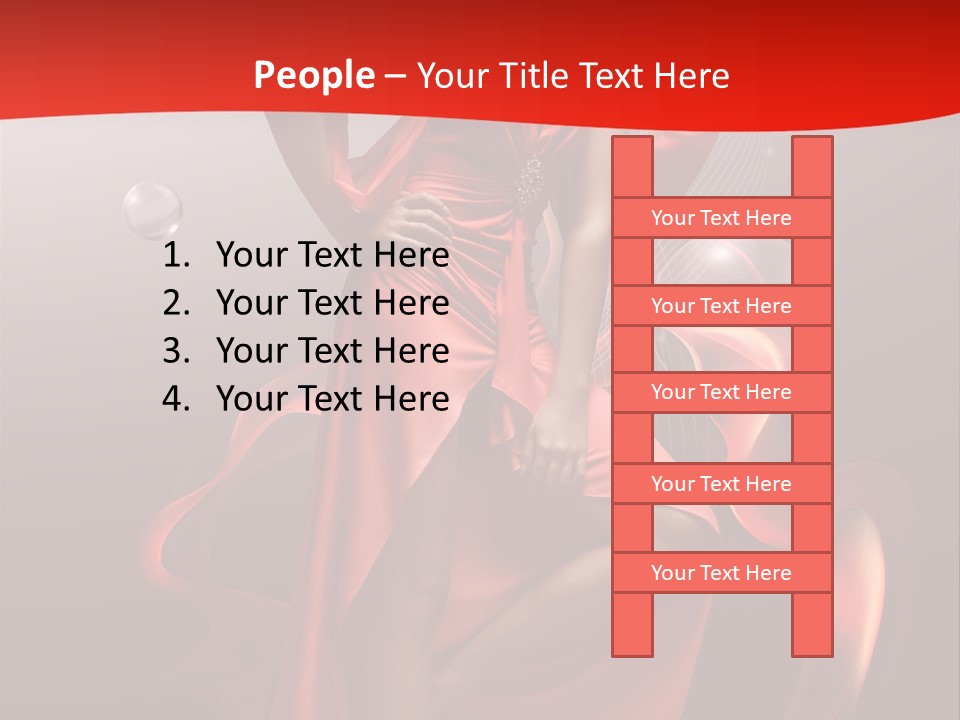 Fashion Person Legs PowerPoint Template