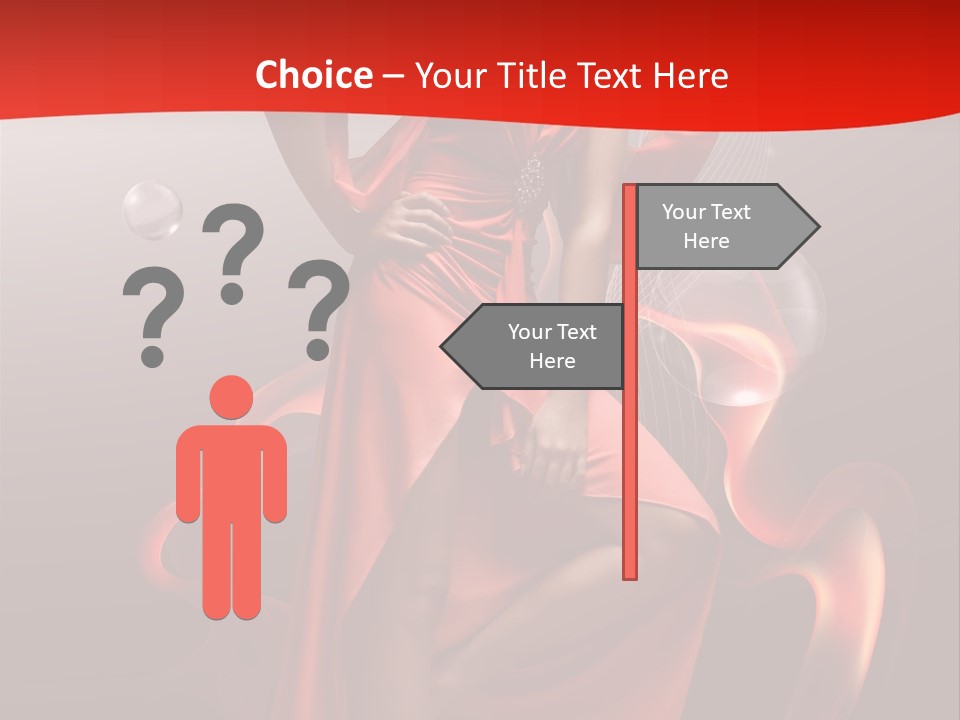 Fashion Person Legs PowerPoint Template