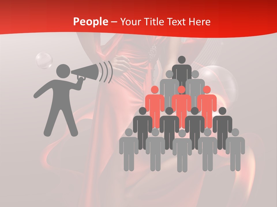 Fashion Person Legs PowerPoint Template