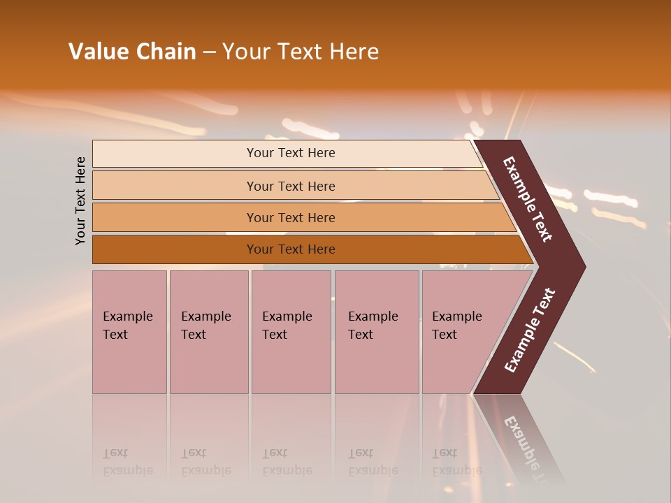 Accelerated Drive Downtown PowerPoint Template