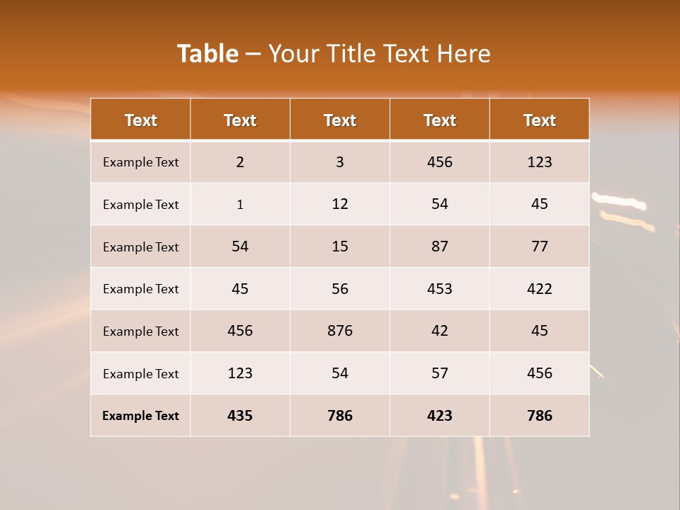Accelerated Drive Downtown PowerPoint Template