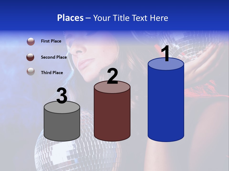 Portrait Women Young PowerPoint Template