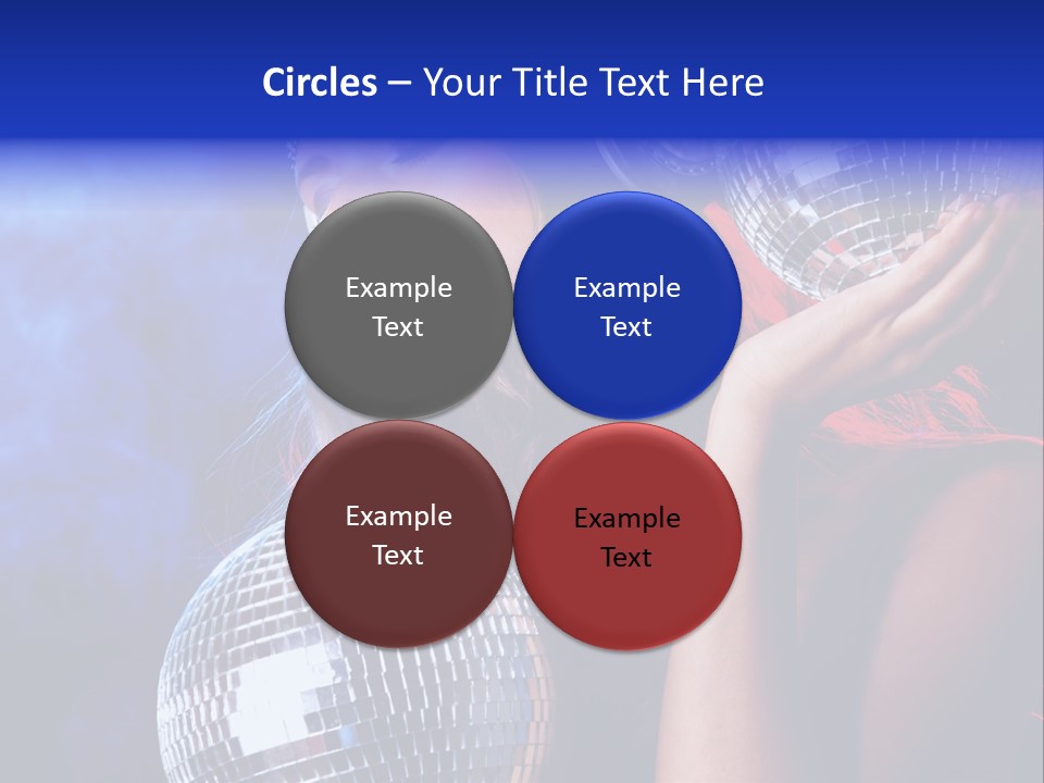 Portrait Women Young PowerPoint Template