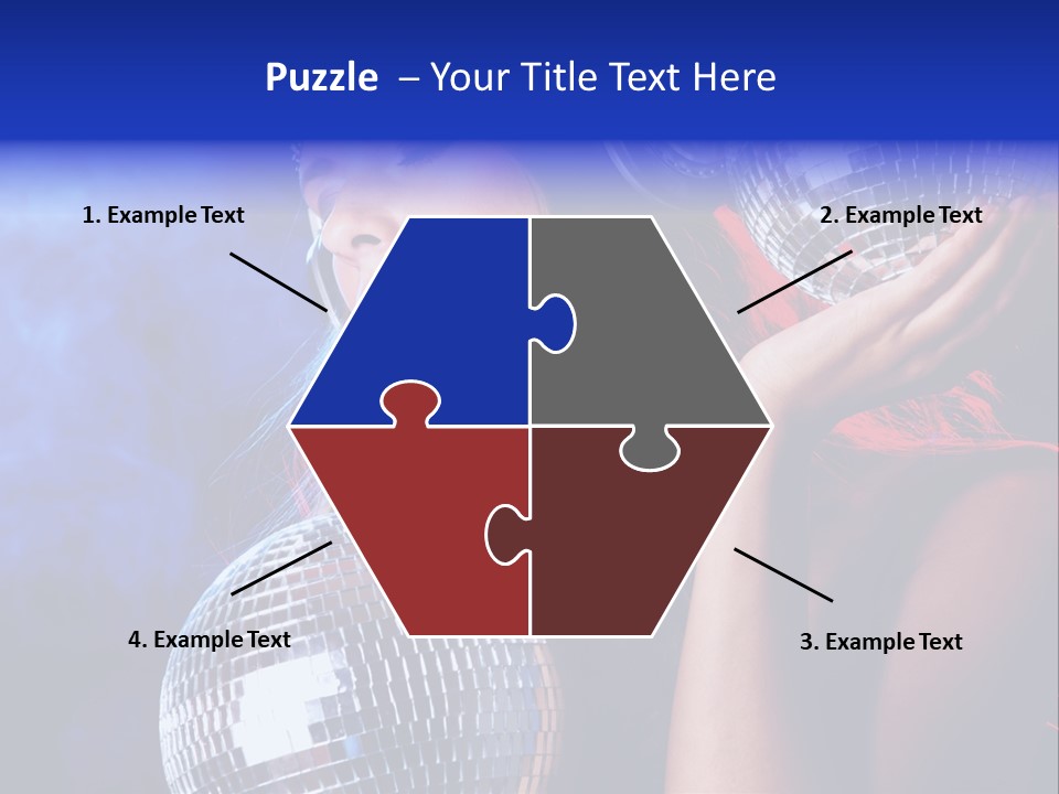 Portrait Women Young PowerPoint Template