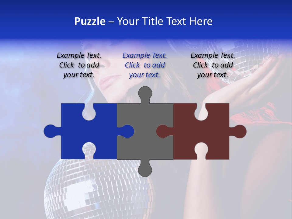 Portrait Women Young PowerPoint Template