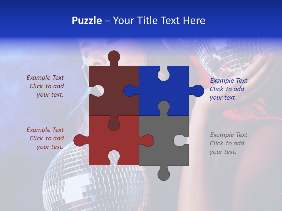 Portrait Women Young PowerPoint Template