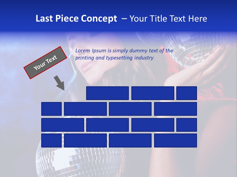 Portrait Women Young PowerPoint Template