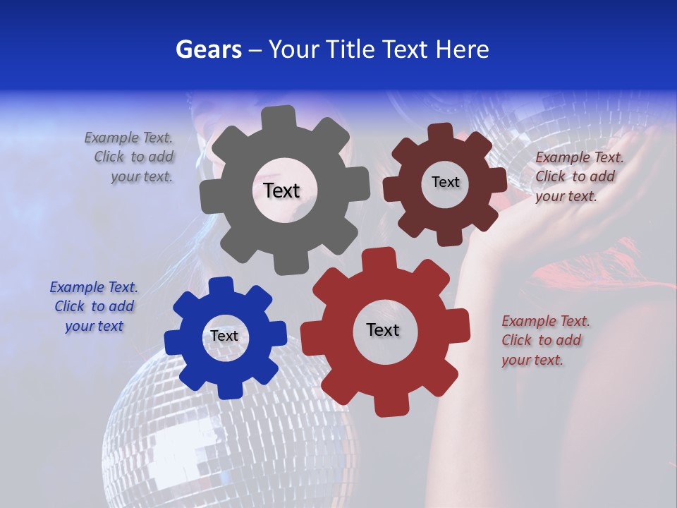 Portrait Women Young PowerPoint Template