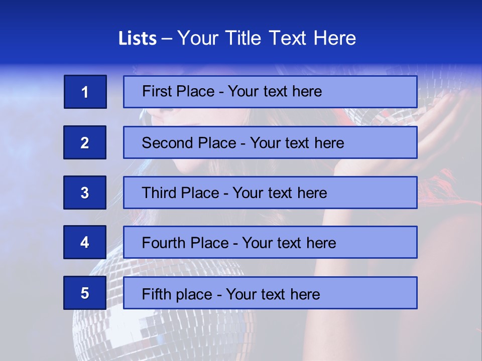 Portrait Women Young PowerPoint Template