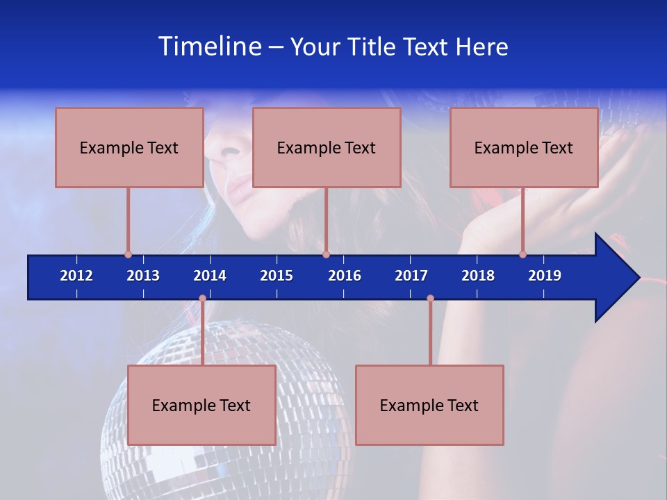 Portrait Women Young PowerPoint Template