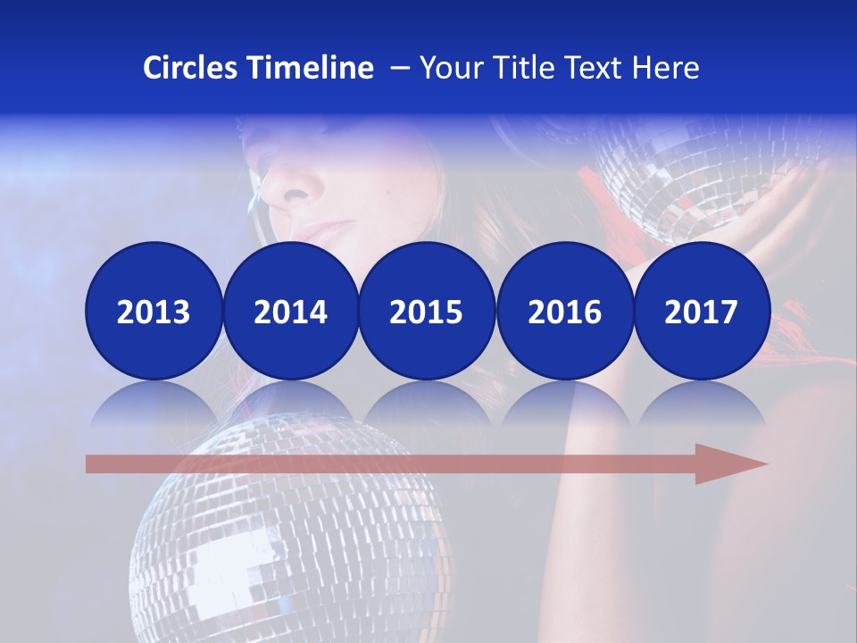 Portrait Women Young PowerPoint Template