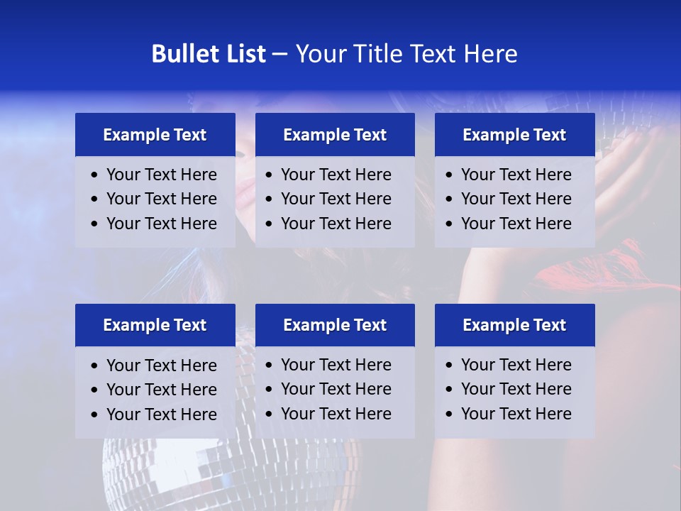 Portrait Women Young PowerPoint Template