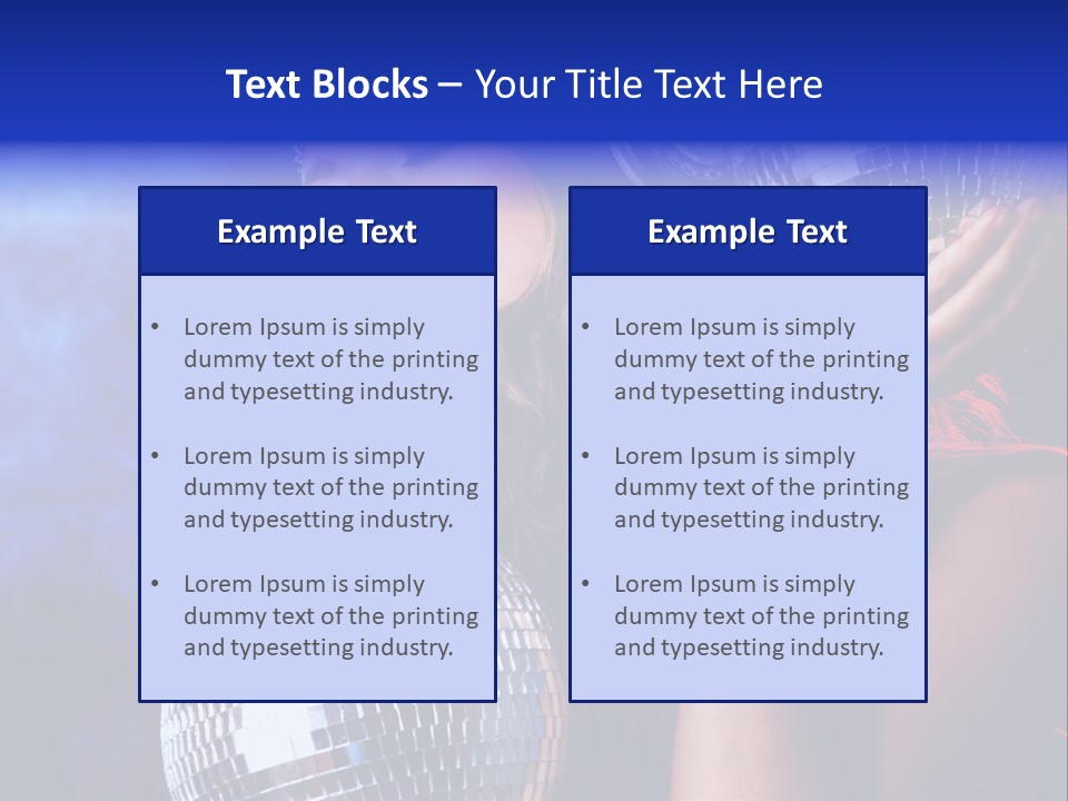 Portrait Women Young PowerPoint Template