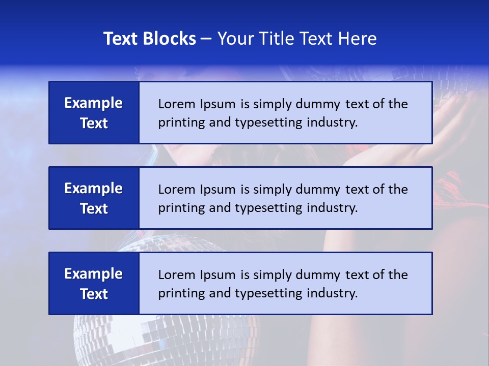 Portrait Women Young PowerPoint Template