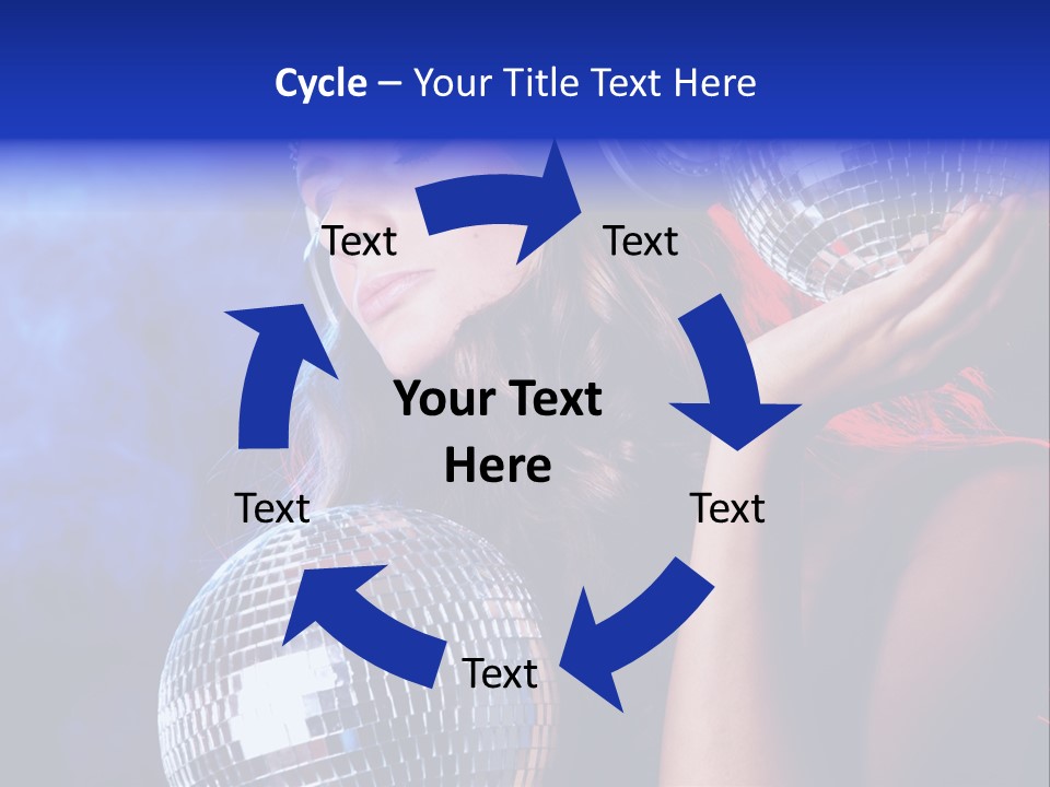 Portrait Women Young PowerPoint Template