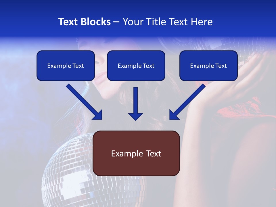 Portrait Women Young PowerPoint Template
