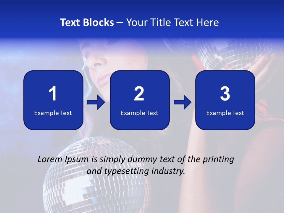 Portrait Women Young PowerPoint Template